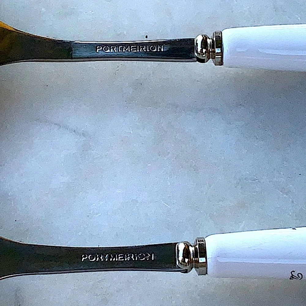 PORTMEIRION POMONA SALAD SERVERS SET OF 2